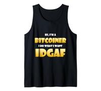 Bitcoin IDGAF Meme Cute Blockchain Costume BTC Bitcoiner Canotta