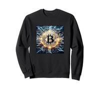 Bitcoin Logo Chip Matematica Tecnica Informatica Industria Felpa