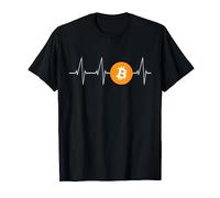 Bitcoin Love BTC Heartbeat Crypto Trader Investor #bitcoin Maglietta