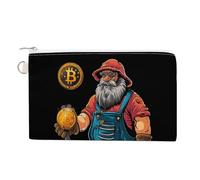 Bitcoin Miner Personalizzato Tela Moneta Borsa Cambiare Portafoglio Borsa Piccolo Trucco Borse per Uomo Donna 19,1 X 11,7 Pollici, Stile:, Taglia unica, MHXYZHW