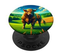 Bitcoin oro Toro Bullrun 2024 2025 PopSockets PopGrip Adesivo