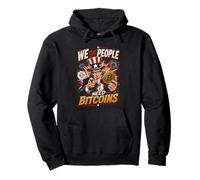 Bitcoin Patriot - We The People Crypto Felpa con Cappuccio