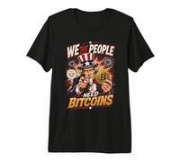 Bitcoin Patriot - We The People Crypto Maglietta Premium