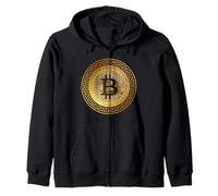 Bitcoin Rich Stylish Tees, Bitcoin Cryptocurrency Graphic Felpa con Cappuccio