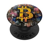 Bitcoin Satoshi Cosa Here PopSockets PopGrip Adesivo