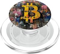 Bitcoin Satoshi Cosa Here PopSockets PopGrip per MagSafe