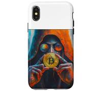 Bitcoin Satoshi Nakamoto Immagine Mistero Leggenda Custodia per iPhone X/XS