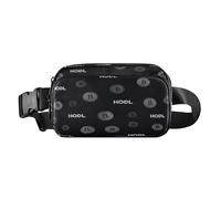 Bitcoin Sign Hodl - Borsa a tracolla nera alla moda per piccoli uomini d'affari, resistente all'acqua, con cinghia regolabile, per viaggi, vacanze, corsa, bolsa para hombre de cintura