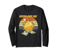 Bitcoin su fiat decentralizzato libertà di denaro sicuro bitcoin Maglia a Manica