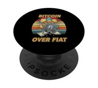Bitcoin su fiat decentralizzato libertà di denaro sicuro bitcoin PopSockets PopGrip Adesivo