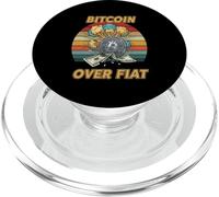 Bitcoin su fiat decentralizzato libertà di denaro sicuro bitcoin PopSockets PopGrip per MagSafe