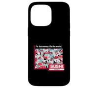 Bitcoin Sushi Nakamoto Fix The Money (Dichiarazione BTC divertente) Custodia per iPhone 14 Pro Max