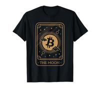 Bitcoin The Moon Tarot Card Crypto Blockchain Maglietta