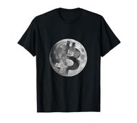 Bitcoin To Moon Bitcoin Moon Il regalo di Crypto Trader Logo Maglietta