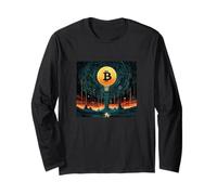 Bitcoin Una Nuova Idea Pensiero Maglia a Manica