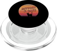 Bitcoiner Maine Coon Crypto Meme Cat HODL Gattino Bitcoin PopSockets PopGrip per MagSafe