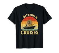Bitcoiner Vela Nautico Oceano Onde Commerciali Finanza Bitcoin Maglietta