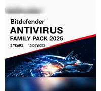 Bitdefender Family Pack 2025 (2 Years / 15 Devices) Key - GLOBAL