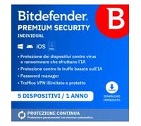 Bitdefender Premium VPN 10 Dispositivi 1 Anno Windows / MacOS / Android