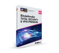 BITDEFENDER TOTAL SECURITY & VPN PREMIUM 2024 - Licenza - 10 dispositivi - 1 Anno