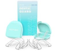 Bite Bruxismo Notturno per Serramento Dentale, Confezione da 4 Bite per Bruxismo Notturno, Paradenti per Digrignamento Denti per Donna e Uomo, 2 Misure, Trasparente