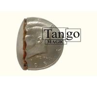 Bite Coin - (US Half Dollar w/DVD - Traditional With Extra Piece) by Tango - Trick (D0046)