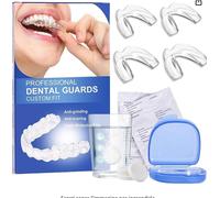 Bite Dentale Notturno - Set da 4 Pezzi Automodellante, Anti Russamento
