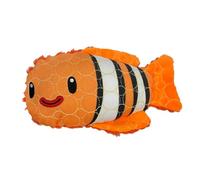 Bite Force Deep Sea Peluche giocattolo resistente per cani - Realizzato in Kevlar, materiale multistrato con cuciture rinforzate e Squittio. Ideale per forti masticatori (Pesce Pagliaccio)