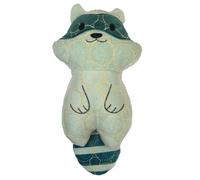 Bite Force Wildlife Peluche giocattolo resistente per cani - Realizzato in Kevlar, materiale multistrato con cuciture rinforzate e Squittio. Ideale per forti masticatori (Procione)
