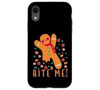 Bite Me! - Gingerbread Funny Christmas Cookie Pigiama Custodia per iPhone XR