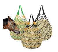 Bite Proof Horse Hay Nets - Forte carico Feeding Mesh, Livestock Feeder with Durable Construction Goat Hay Accessory with Easy Hanging, Stabile Equipment, Heavy Duty for Horses Sheep Goats
