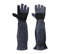 Bite-resistant gloves - anti-bite work gloves for welding | Thorn-proof and puncture-resistantt glove made of synthetic leather | Protective equipment for snakes | Bitte-resistant, versatile anim
