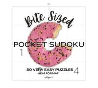 Bite Sized-Pocket Sudoku: 80 Very Easy Puzzles-4x4 format Vol. 1: For Sudoku Beginners, Kids, or Anyone who wants Brain Training On-the-Go