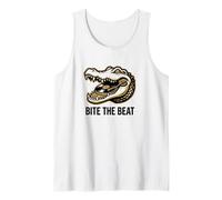 Bite The Beat Hip Hop Graphic Rapper Old School Canotta