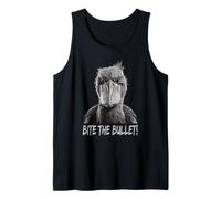 Bite The Bullet Shoebill Cicogna Umorismo Canotta