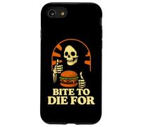 Bite to Die Per Burger Grim Mietitore Umorismo Custodia per iPhone SE (2020) / 7/8