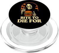 Bite to Die Per Burger Grim Mietitore Umorismo PopSockets PopGrip per MagSafe