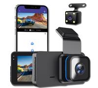 Biteblom Dash Camera,Biteblom Dashcam - HD Dash Cam with WiFi & GPS,with 2 Sensors,Night Sights,Parking and Recording (for Wifi style)
