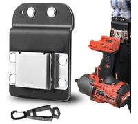 BITEFU 1 supporto per cintura degli attrezzi, in acciaio inox 304, clip da cintura per ganci, attrezzi, trapano a batteria, avvitatore a percussione, chiodatrice, metro a nastro, con clip anti-goccia