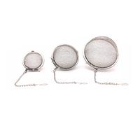 BITEYI Infusore per Tè a Sfera,Colino per tè Acciaio Inossidabil Filtro de Tè e Spezia,con aggancio catena(Set di 3)