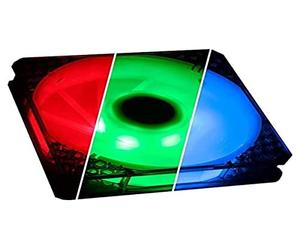 BitFenix BFF-ADD-12025-RP Spectre indirizzabile RGB LED-Ventilatore - Nero