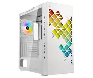 BitFenix Tracery Vetro Temperato USB-C ARGB Bianco