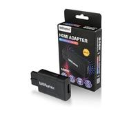 BITFUNX Adattatore HDMI N64, supporta switch 16:9/4:3, mini convertitore HD 720P/1080P con S-Video e Composite, adattatore per videogiochi Plug & Play senza ritardi, convertitore HD per console N64
