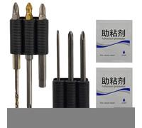 Bitholder, Drill Bit, 1,34 x 1,18 pollici Portable Magnetic Bit Organizer with High Strength Sleeve Clip, Quick Access Gripper Guide for Home, Belt, Wall Mount, Garage and Construction Use