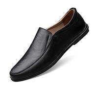 Bitigier, mocassini da uomo, scarpe da guida, scarpe da barca, per lavoro, flessibili, traspiranti e ultra morbide, Nero (11958nero), 43.5 EU