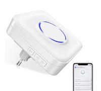 BITIWEND WIFI Ricevitore campanello WLAN Ricevitore Campanello plug-in 32 melodie e 5 volumi- Bianco