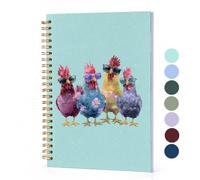 BitKan Funny Cool Chickens Spiral Notebooks894