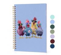BitKan Funny Cool Chickens Spiral Notebooks895