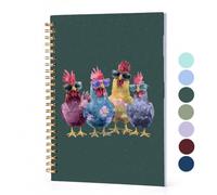 BitKan Funny Cool Chickens Spiral Notebooks896