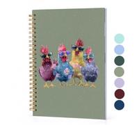 BitKan Funny Cool Chickens Spiral Notebooks897